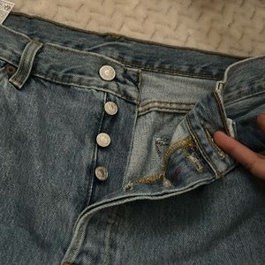 Levi’s 501 light blue denim
